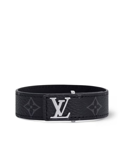 Bracelet louis vuitton en cuir noir