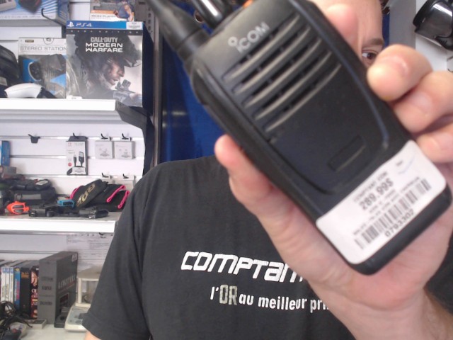 Walkie-talkie icom avec chargeur