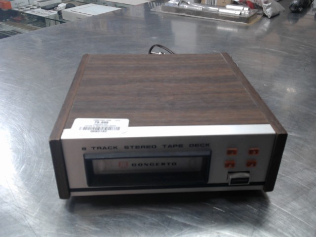 Vintage 8 track player works