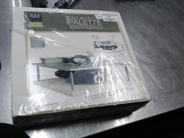 Heated encaustic palette neuf