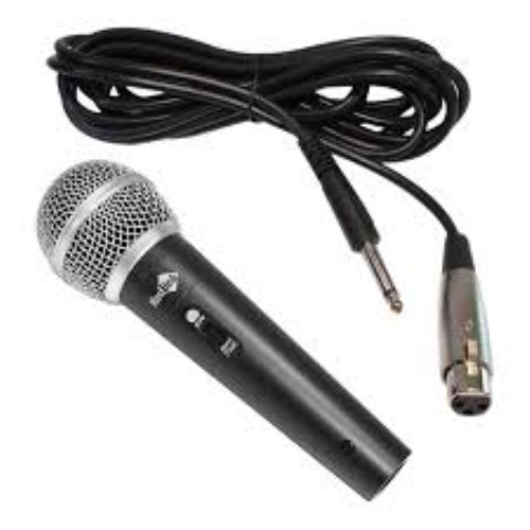 Microphone avec cable