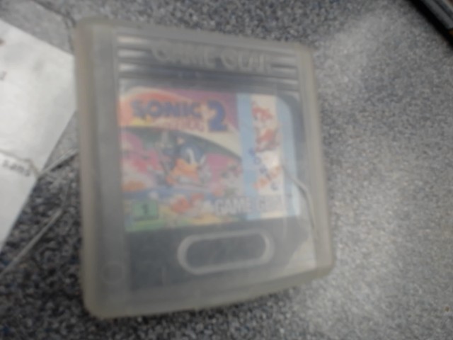 Sonic the hedgehog 2 on gamegear