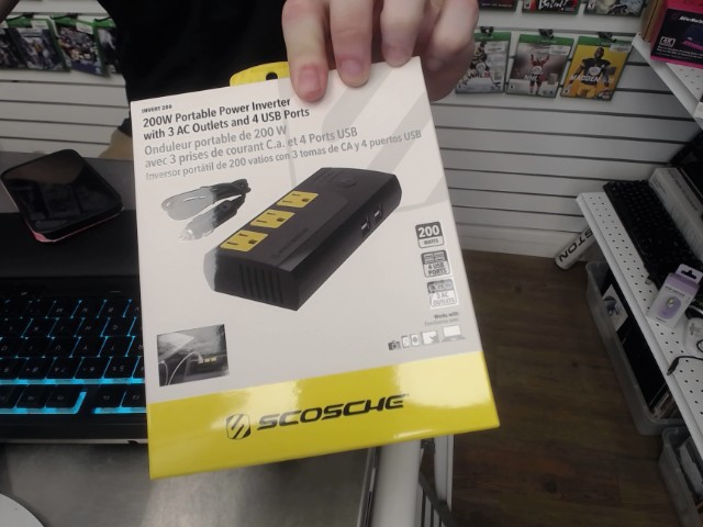 Ondulateur portable de 200w