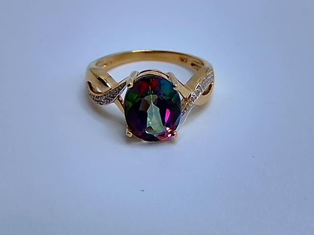 BAGUE EN OR 10KT