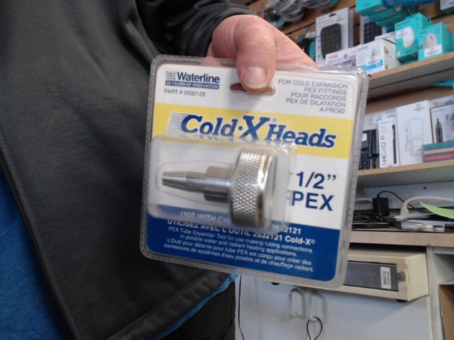 Cold pex expansion fittings