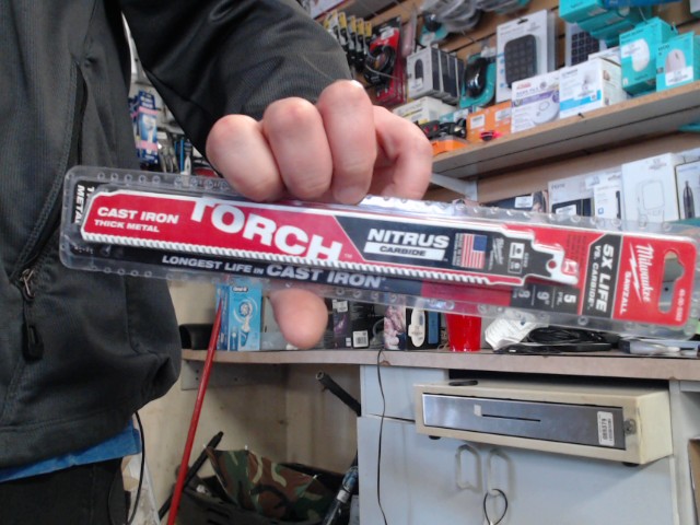 Sawzall pk5 cast iron thick metal