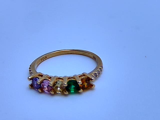 BAGUE EN OR 10KT NEW