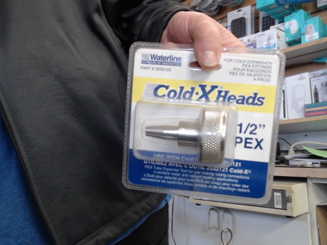 Cold pex expansion fittings