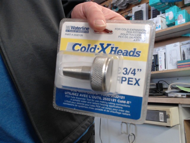 Cold pex expansion fittings