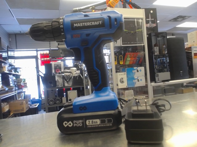 Drill mastercraft batterie + charg