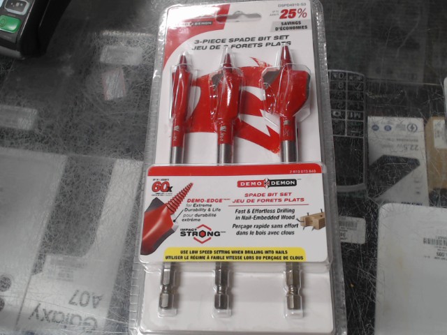 Kit de 3 forets plats