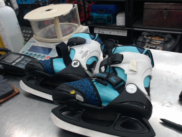 Patin a glace bleu pour enfant us11-2