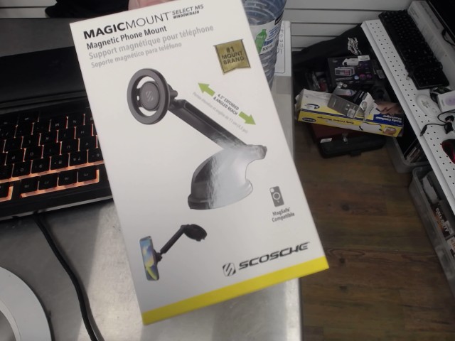 Magnetic phone mount