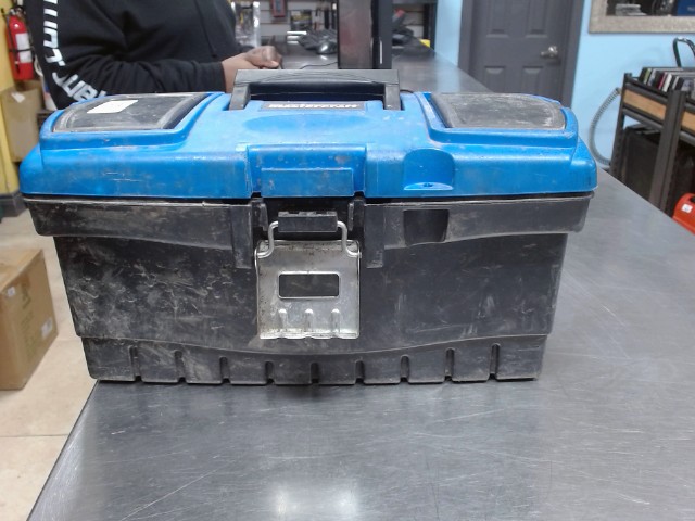 Coffre a outils mastercraft bleu