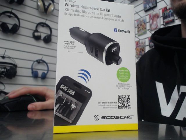 Kit main libres ans fil pour l'auto bt