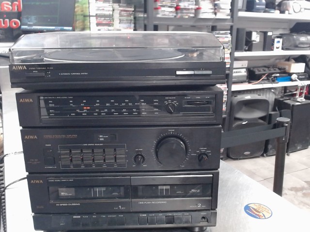 Amplificateur kit + turntable +speaker