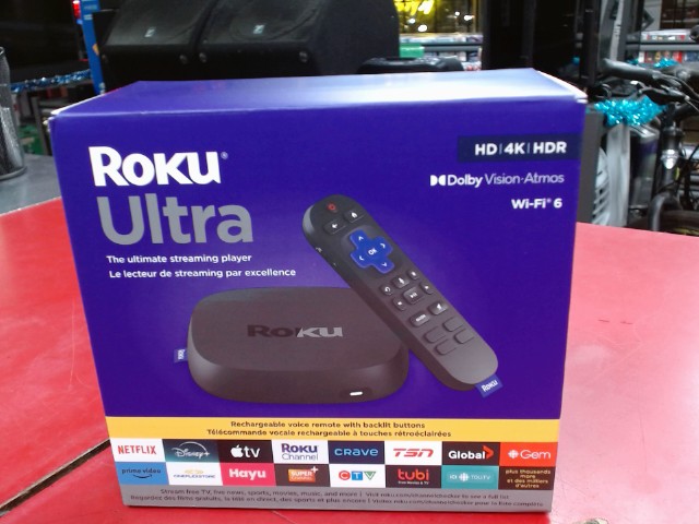 Roku ultra 4k ds boite