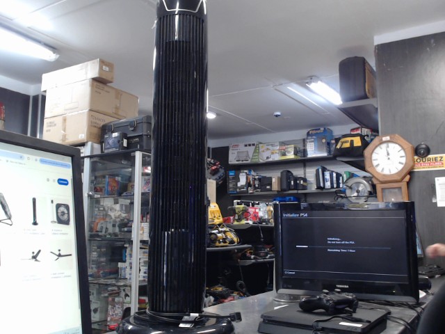 Ventilateur long noir