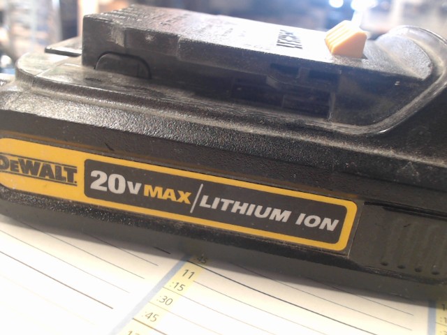 Battery dewalt 1.3ah 20v max