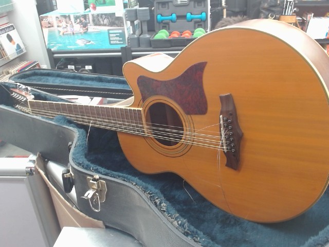 Guitare acoustique 12 cordes av. case