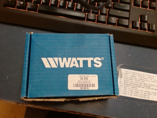 Mitigeur thermostatique en boite