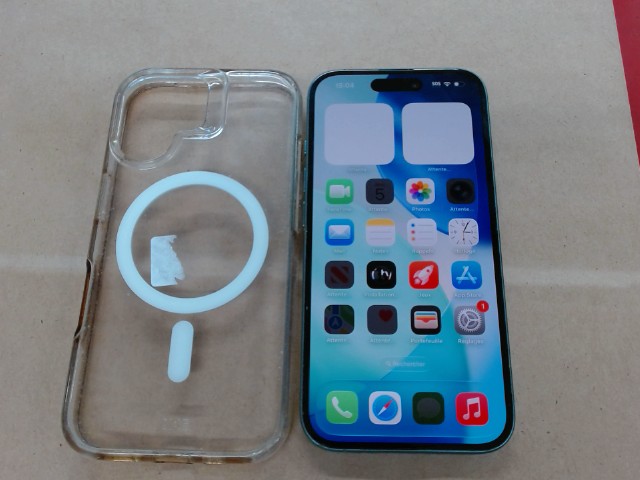 Iphone 16 128gb + etui pas de fil