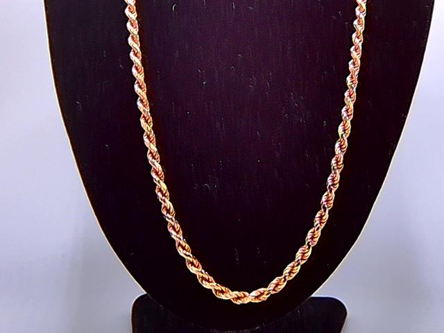 CHAINE TORSADE EN OR 14KT