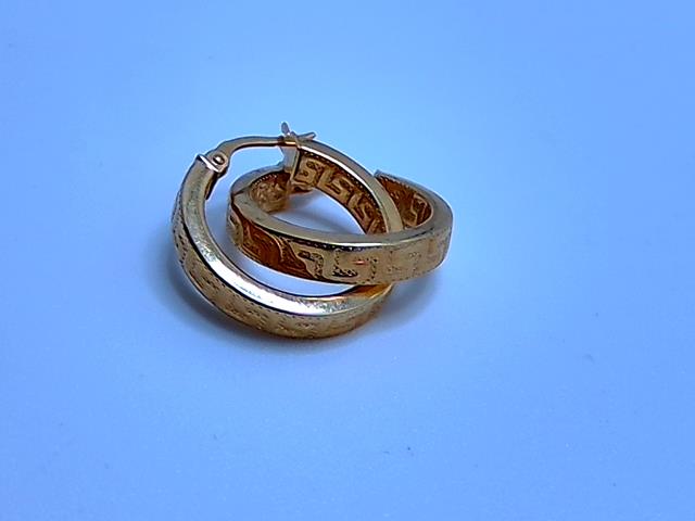 BOUCLES D OREILLES EN OR 10KT