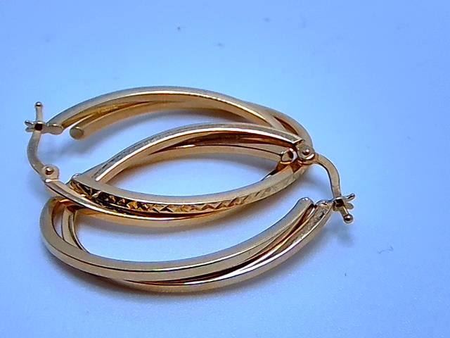 BOUCLES D OREILLES EN OR 10KT