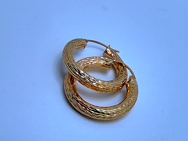 BOUCLES D OREILLES EN OR 14KT