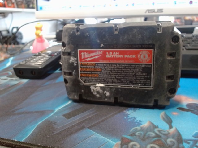 Milwaukee 1.5ah battery