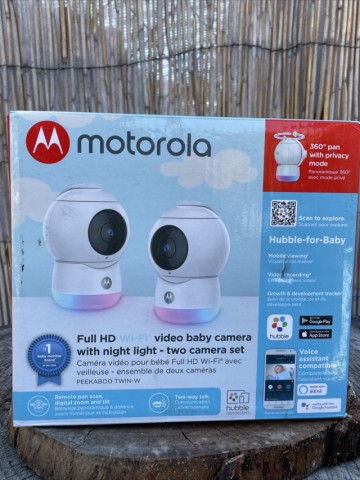 2-set new full hd wifi baby video camera