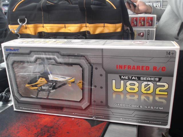 Helicopter metal series jaune