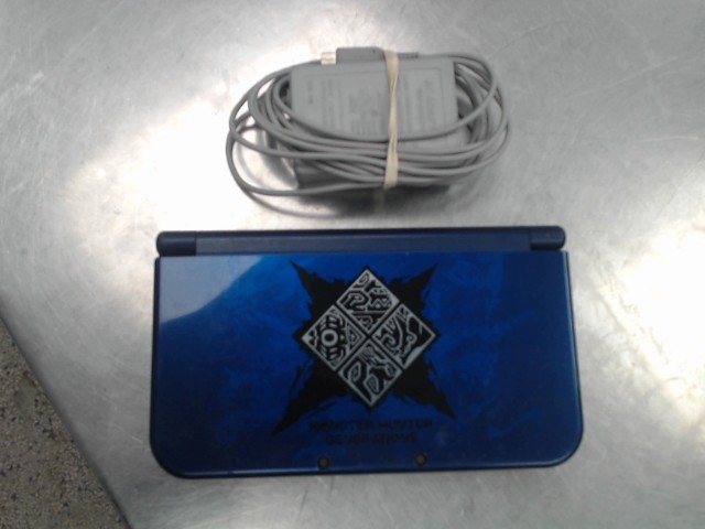 Nintendo 3ds xl bleu monster hunter