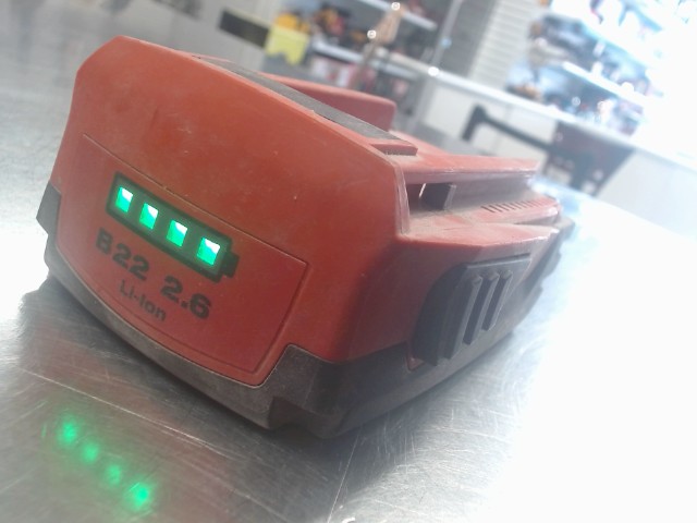 Hilti b22/2.6ah battery