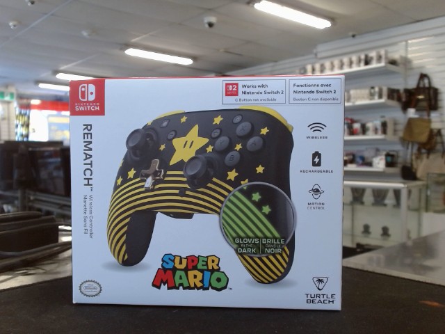 Manette switch in box noir et jaune mari