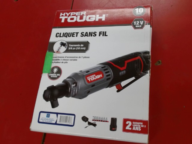 Cliquet sans fil 12v/10 pcs neuf/new