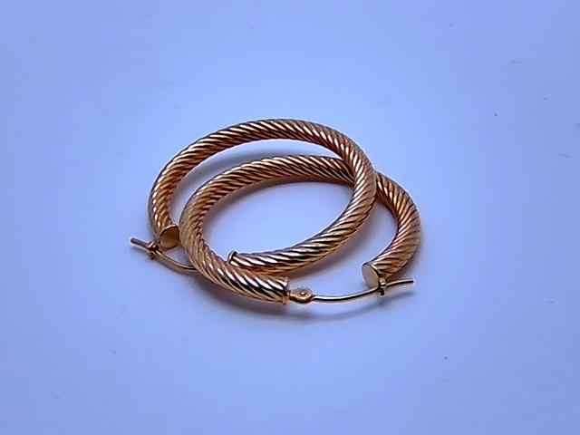 BOUCLES D OREILLES EN OR 14KT