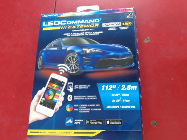 Led command exterior underglow kit neuf