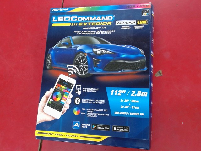 Led command exterior underglow kit neuf