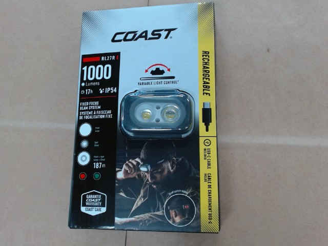 Lampe frontale 1000 lumens neuf/new