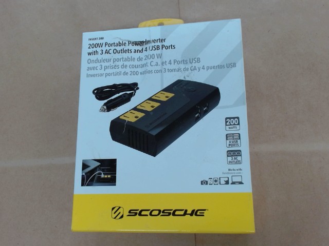 Ondulateur portatif 200w neuf/new