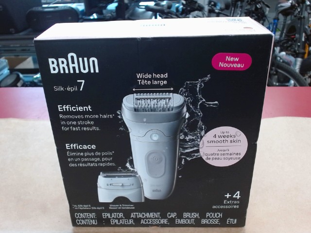�pilateur silk epil 7 neuf/new