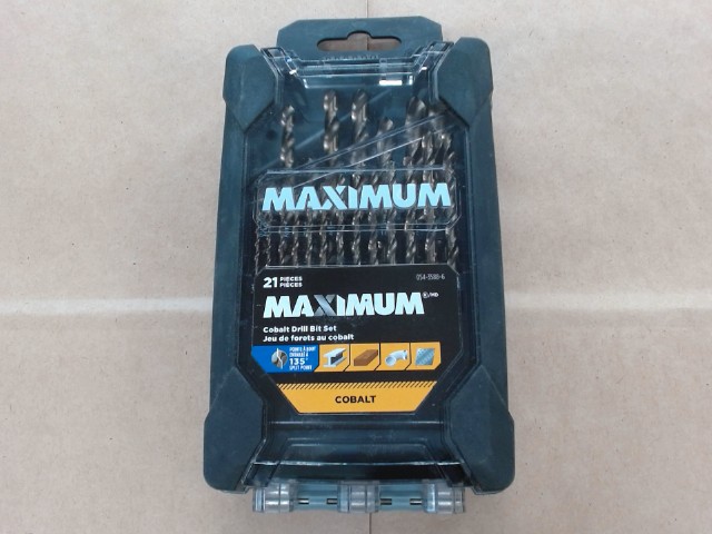 Jeu de forets au cobalt 21pcs neuf/new