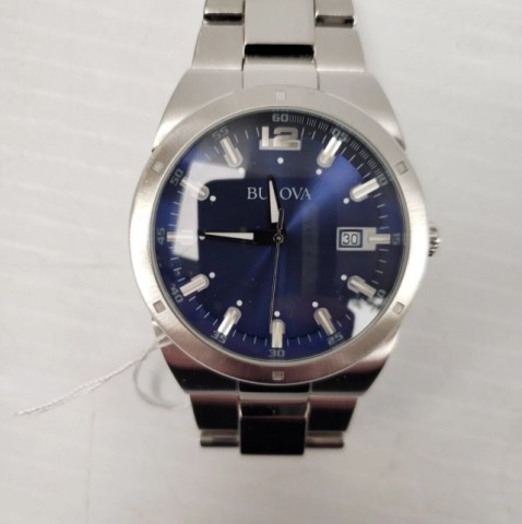 Montre bulova silvetrton dial bleu