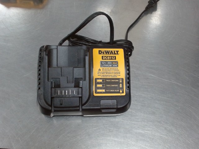 Chargeur dewalt 12v/20v max