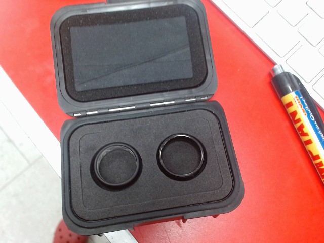 Bague en thungsten noir