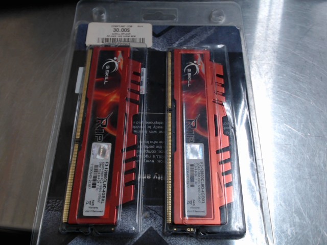 Ripjaws 1600 2x2gb new