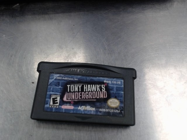 Tony hawk underground