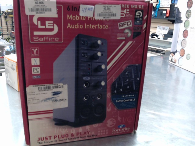 Audio interface 6in8 out